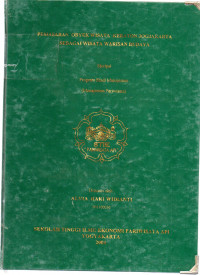 Image of PEMASARAN OBYEK WISATA KERATON JOGJAKARTA SEBAGAI WISATA WARISAN BUDAYA