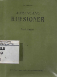 Image of Merancang Kuesioner